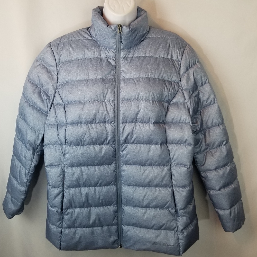 Eddie Bauer Light Blue Puffer Jacket